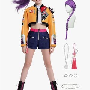 Rumi KPop Demon Hunters Outfit with Accessories